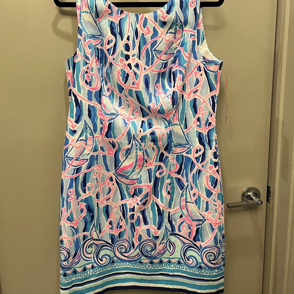 NWT Mila Stretch Shift in Skim Blue